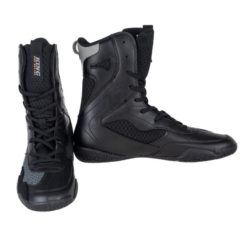 Chaussures de Boxe KING PRO BOXING | Noir | Apex Pro