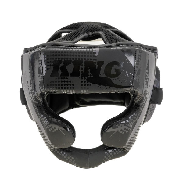 Casque de Protection King Pro Boxing | Noir/Gris | Shogun Series