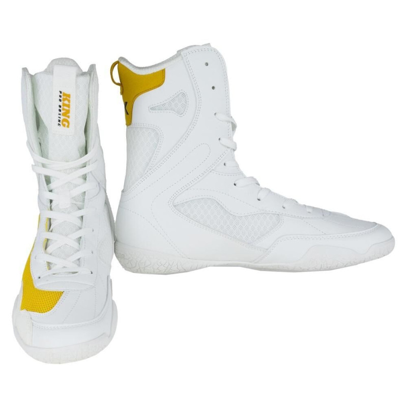 Chaussures de Boxe King Pro Boxing | Blanc | Apex Pro