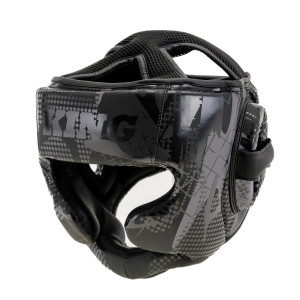 Casque de Protection King Pro Boxing | Noir/Gris | Shogun Series