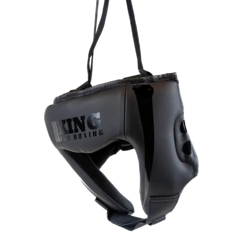 Casque de Boxe King Pro Boxing | Noir | KPB HEADGUARD Revo Series