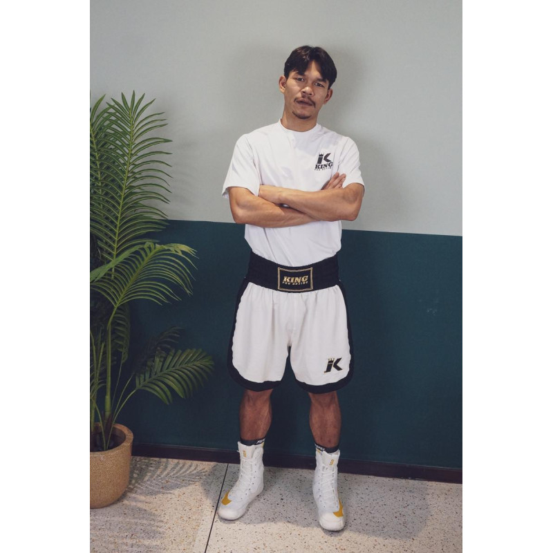 Chaussures de Boxe King Pro Boxing | Blanc | Apex Pro