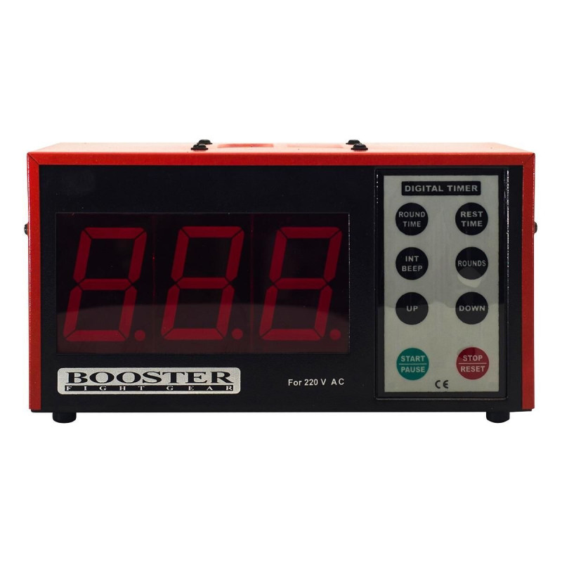 Timer Digital Booster Fight Gear | DT-4 | Noir