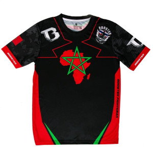 T-Shirt Booster Fight Gear | Drapeau Maroc | BFG