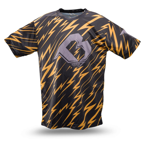 T-Shirt Booster Fight Gear | Noir/Orange | Youth Combat Series
