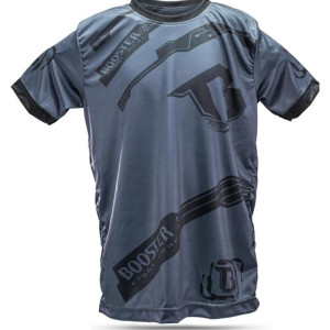 T-Shirt Enfant Booster Elite | Gris & Noir