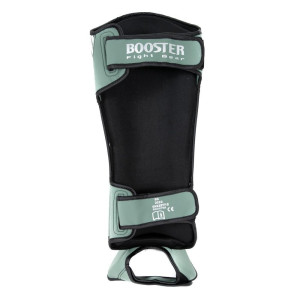 Protège-tibias Booster Fight Gear | Vert/Blanc | Bangkok Series