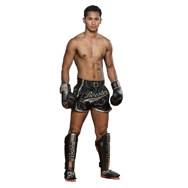 Protège-tibias Booster Fight Gear | Silver | V3