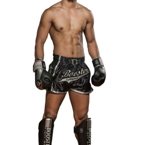 Protège-tibias Booster Fight Gear | Silver | V3