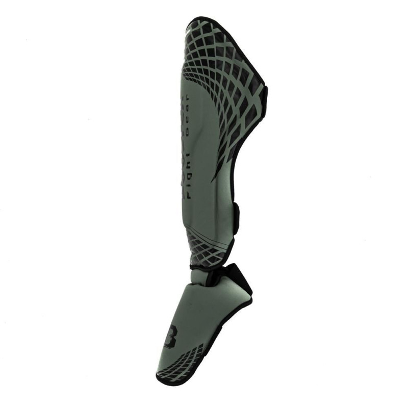 Protège-tibias Booster Fight Gear | Vert | Cube Series