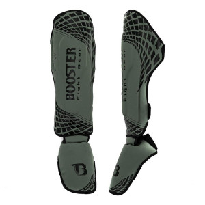 Protège-tibias Booster Fight Gear | Vert | Cube Series