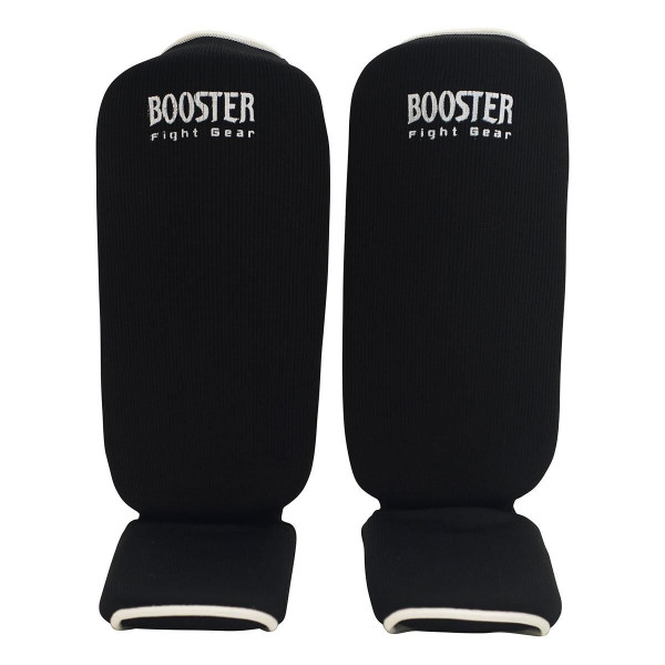Protège-tibias Booster Fight Gear | Noir | AMSG-1 Slip-On