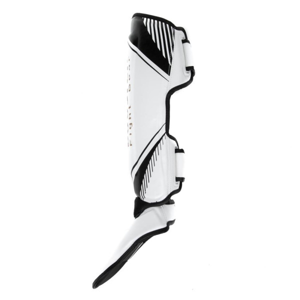 Protège-tibias Booster Fight Gear | Noir/Blanc | Bangkok Series