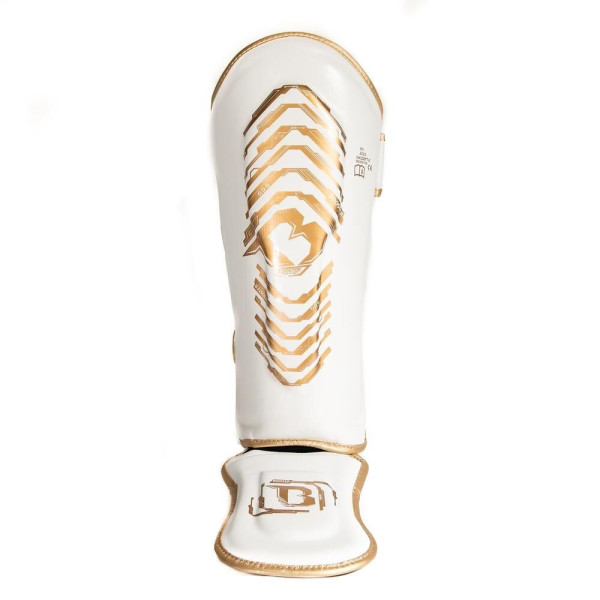 Protège-tibias BOOSTER FIGHT GEAR | Blanc/Or | SG Youth Elite V2