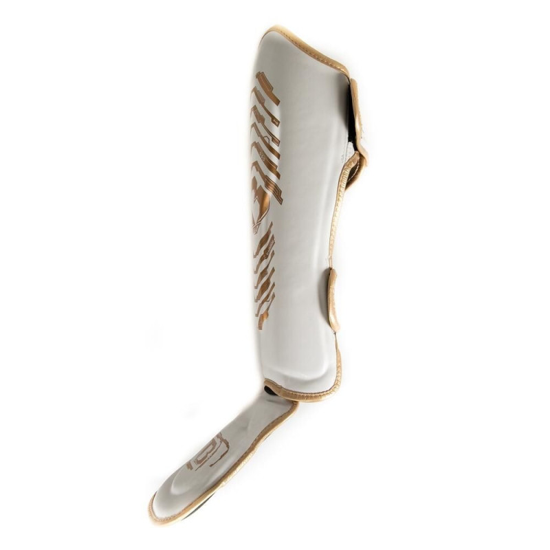 Protège-tibias BOOSTER FIGHT GEAR | Blanc/Or | SG Youth Elite V2