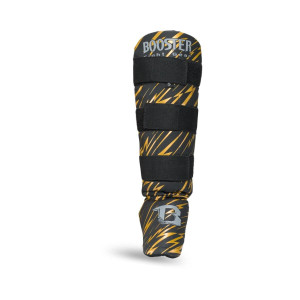 Protège-tibias Booster Fight Gear Enfant | Noir/Orange