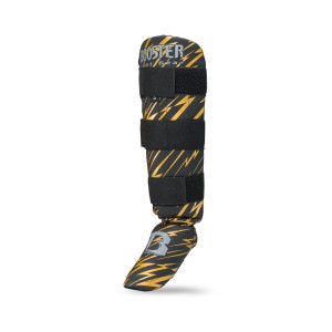 Protège-tibias Booster Fight Gear Enfant | Noir/Orange