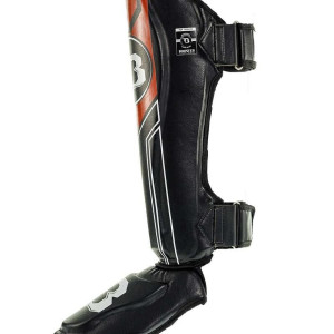 Protège-tibias Booster Fight Gear | Rouge | V9