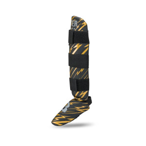 Protège-tibias Booster Fight Gear Enfant | Noir/Orange