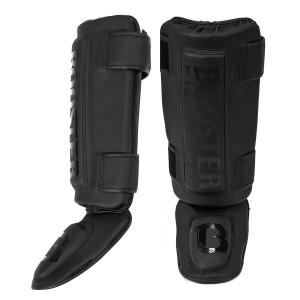 Protège-tibias Booster Fight Gear | Noir | THAI STRIKER V2