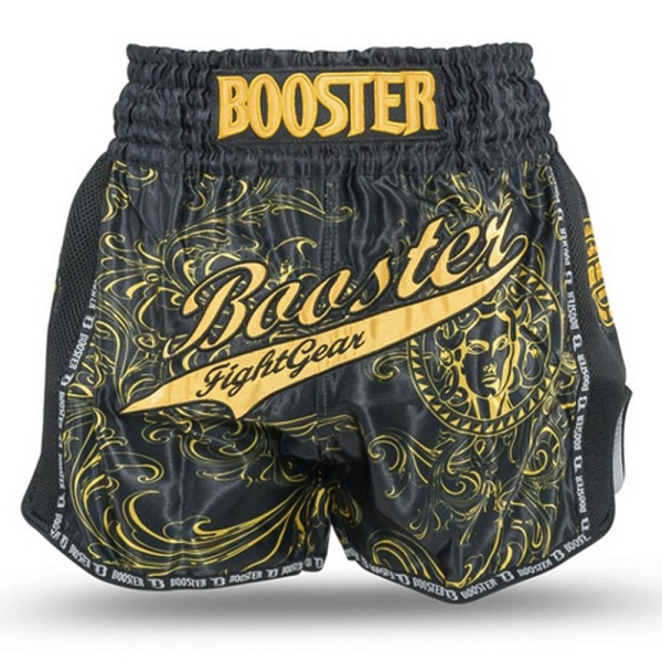 Short Muay Thai Booster Fight Gear | Black | BFG Medusa