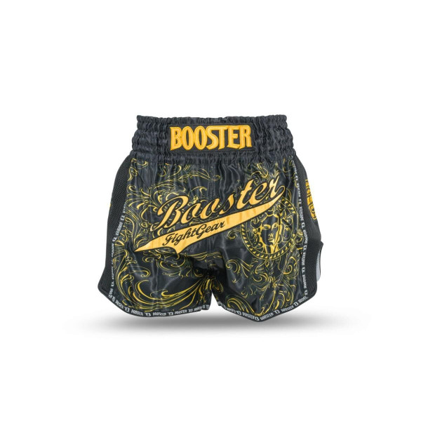 Short Muay Thai Booster Fight Gear | Black | BFG Medusa