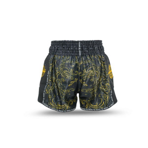 Short Muay Thai Booster Fight Gear | Black | BFG Medusa