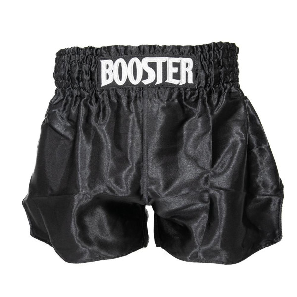 Short Muay Thai Booster Fight Gear | Black | TBT Plain V2