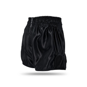 Short Muay Thai Booster Fight Gear | Black/Yellow | BFG Thunder