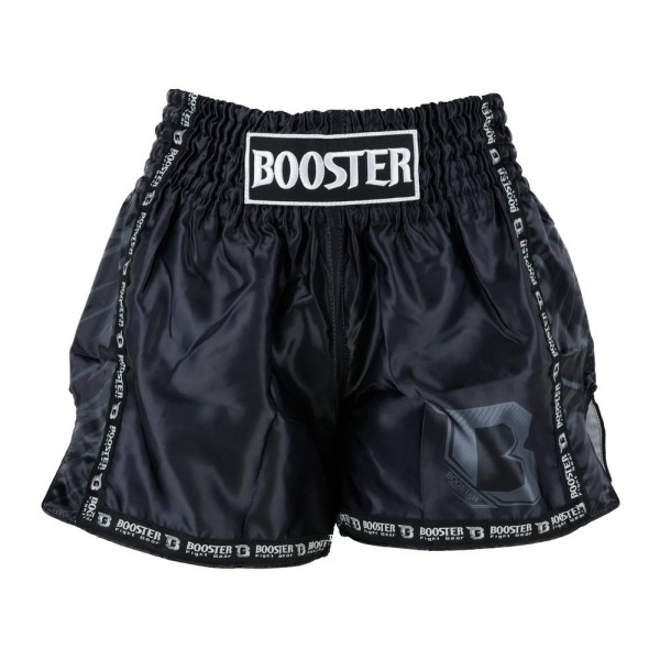 Short Muay Thai Booster Fight Gear | Black | Youth Combat Series