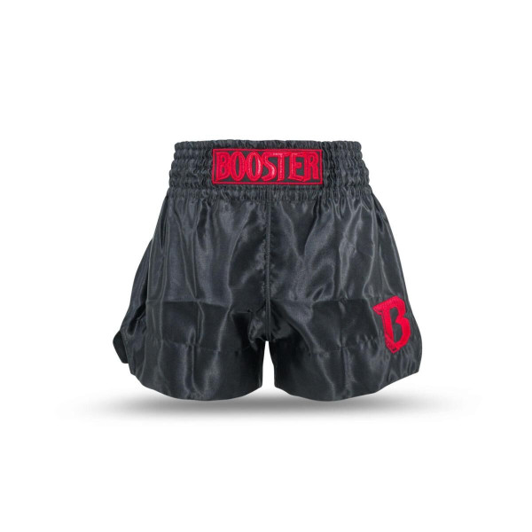 Short Muay Thai BOOSTER FIGHT GEAR | Black/Red | TBT Core