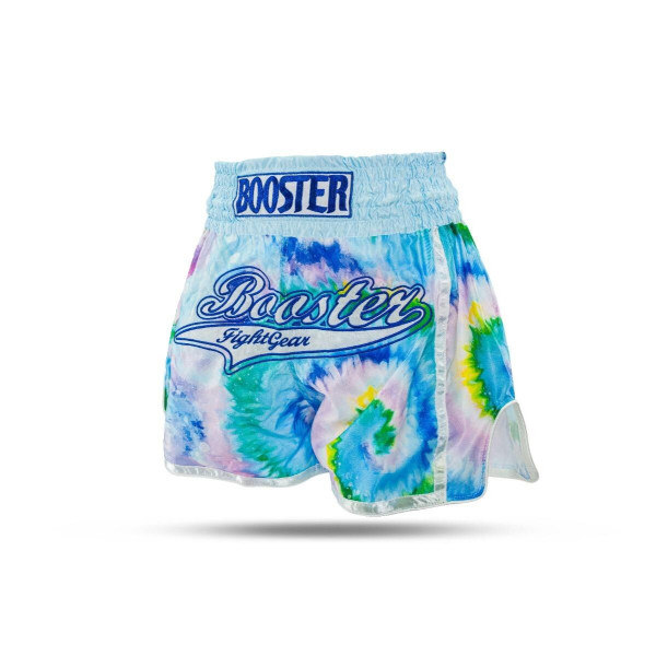 Short Muay Thai BOOSTER FIGHT GEAR | Bleu - Multicolor | TBT Swirl