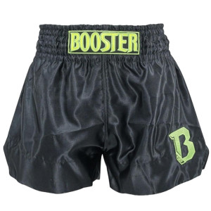 Short Muay Thai Booster Fight Gear | Black/Yellow | TBT Core