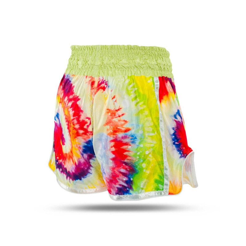Short Muay Thai Booster Fight Gear | Jaune - Multicolor | TBT Swirl