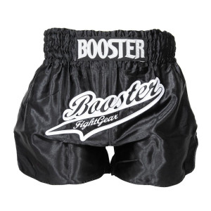 Short Muay Thai Booster Fight Gear | Black | TBT Slugger