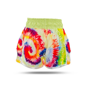 Short Muay Thai Booster Fight Gear | Jaune - Multicolor | TBT Swirl