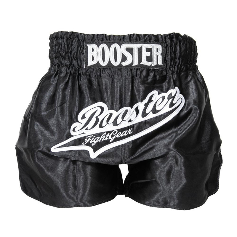 Short Muay Thai Booster Fight Gear | Black | TBT Slugger