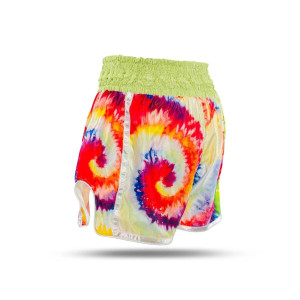 Short Muay Thai Booster Fight Gear | Jaune - Multicolor | TBT Swirl