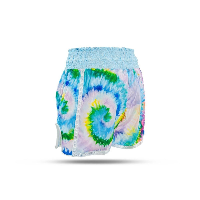 Short Muay Thai BOOSTER FIGHT GEAR | Bleu - Multicolor | TBT Swirl