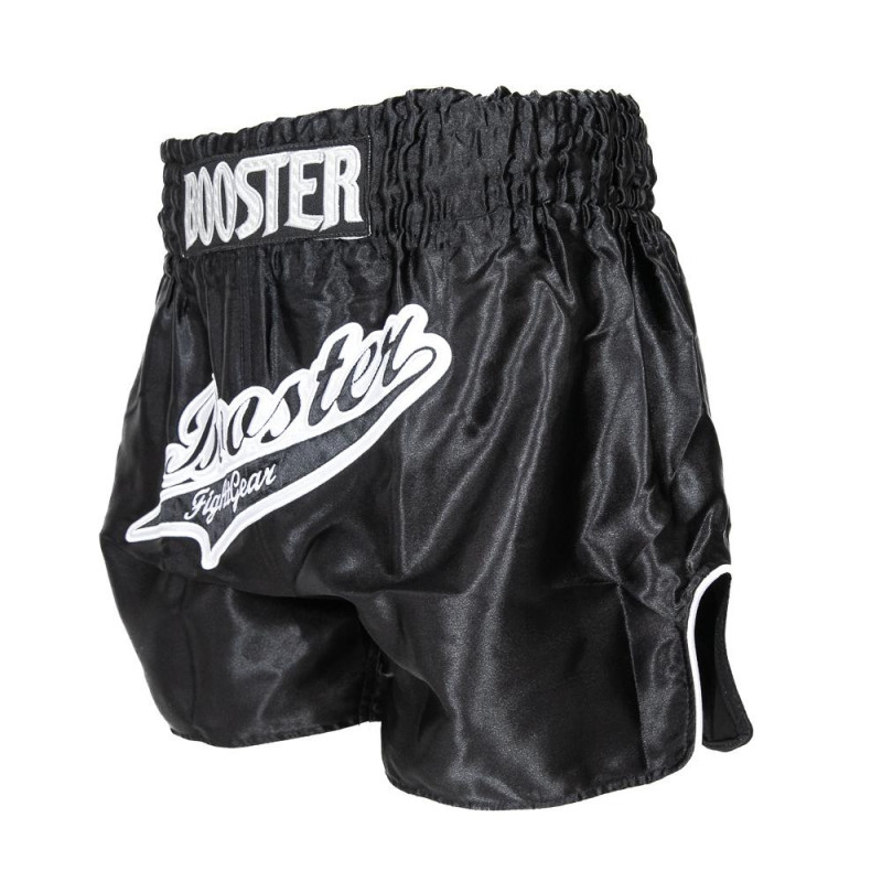 Short Muay Thai Booster Fight Gear | Black | TBT Slugger