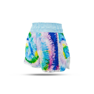 Short Muay Thai BOOSTER FIGHT GEAR | Bleu - Multicolor | TBT Swirl