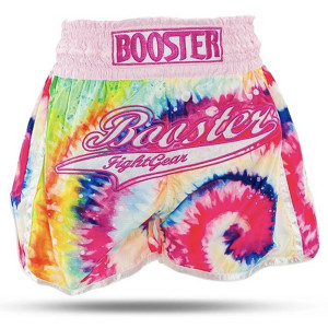 Short Muay Thai Booster Fight Gear | Rose -Multicolor | TBT Swirl