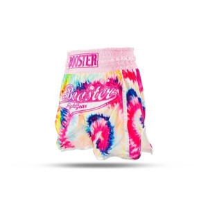 Short Muay Thai Booster Fight Gear | Rose -Multicolor | TBT Swirl