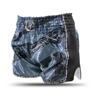 Short Booster Fight Gear | Black/Grey | TBT Elite Youth