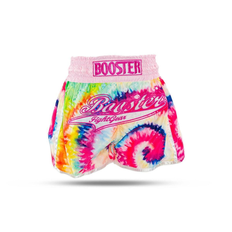 Short Muay Thai Booster Fight Gear | Rose -Multicolor | TBT Swirl