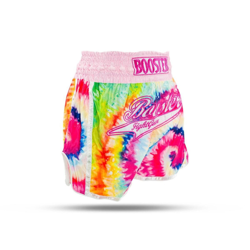 Short Muay Thai Booster Fight Gear | Rose -Multicolor | TBT Swirl