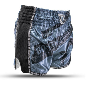 Short Booster Fight Gear | Black/Grey | TBT Elite Youth