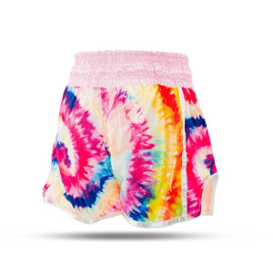 Short Muay Thai Booster Fight Gear | Rose -Multicolor | TBT Swirl