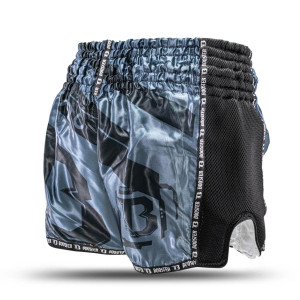 Short Booster Fight Gear | Black/Grey | TBT Elite Youth