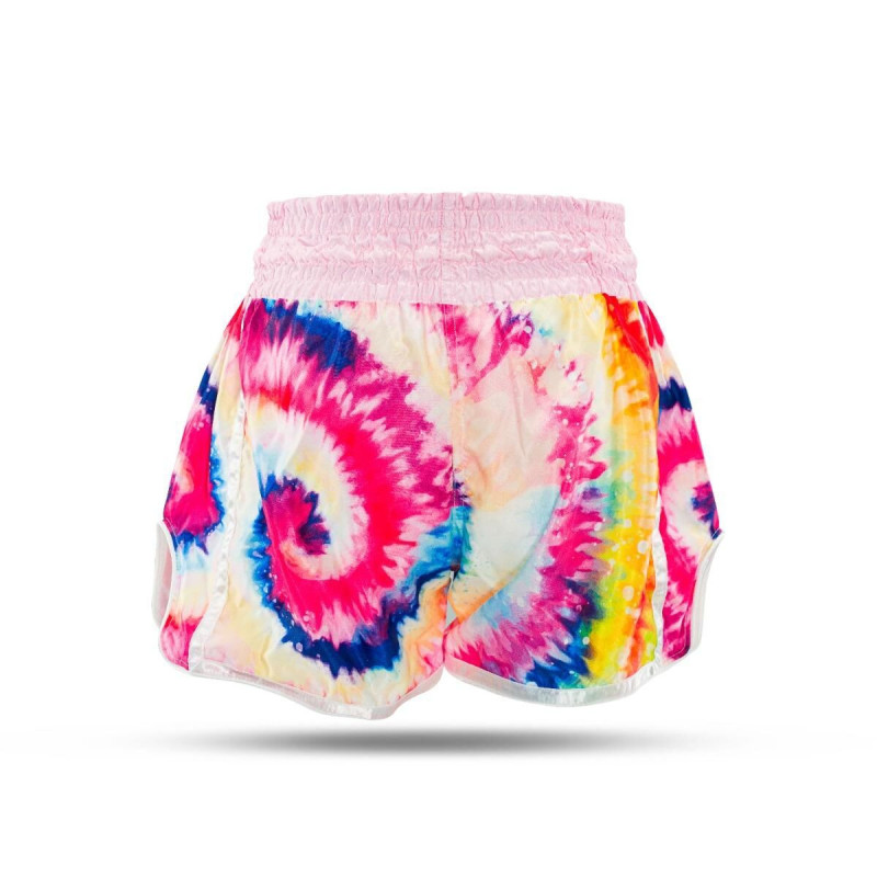 Short Muay Thai Booster Fight Gear | Rose -Multicolor | TBT Swirl
